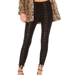 LPA Suede Leggings from Revolve sz M